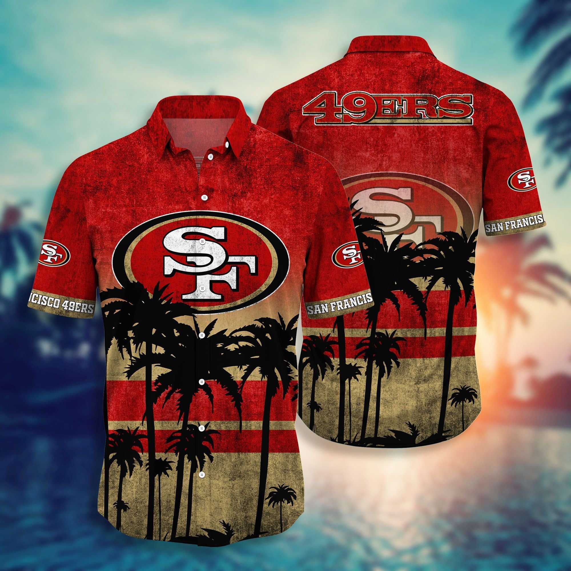 Buy San Francisco 49ers NFL Hawaiian 2022 HW38127