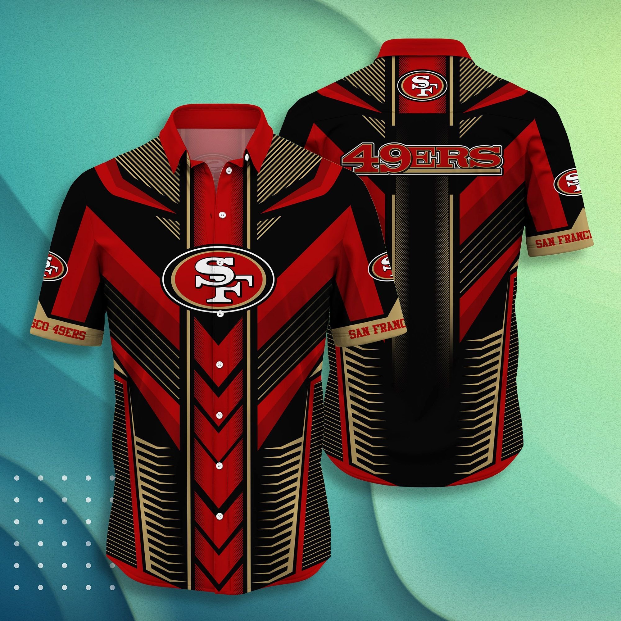 Buy San Francisco 49ers NFL Hawaiian Shirt - HomeFavo