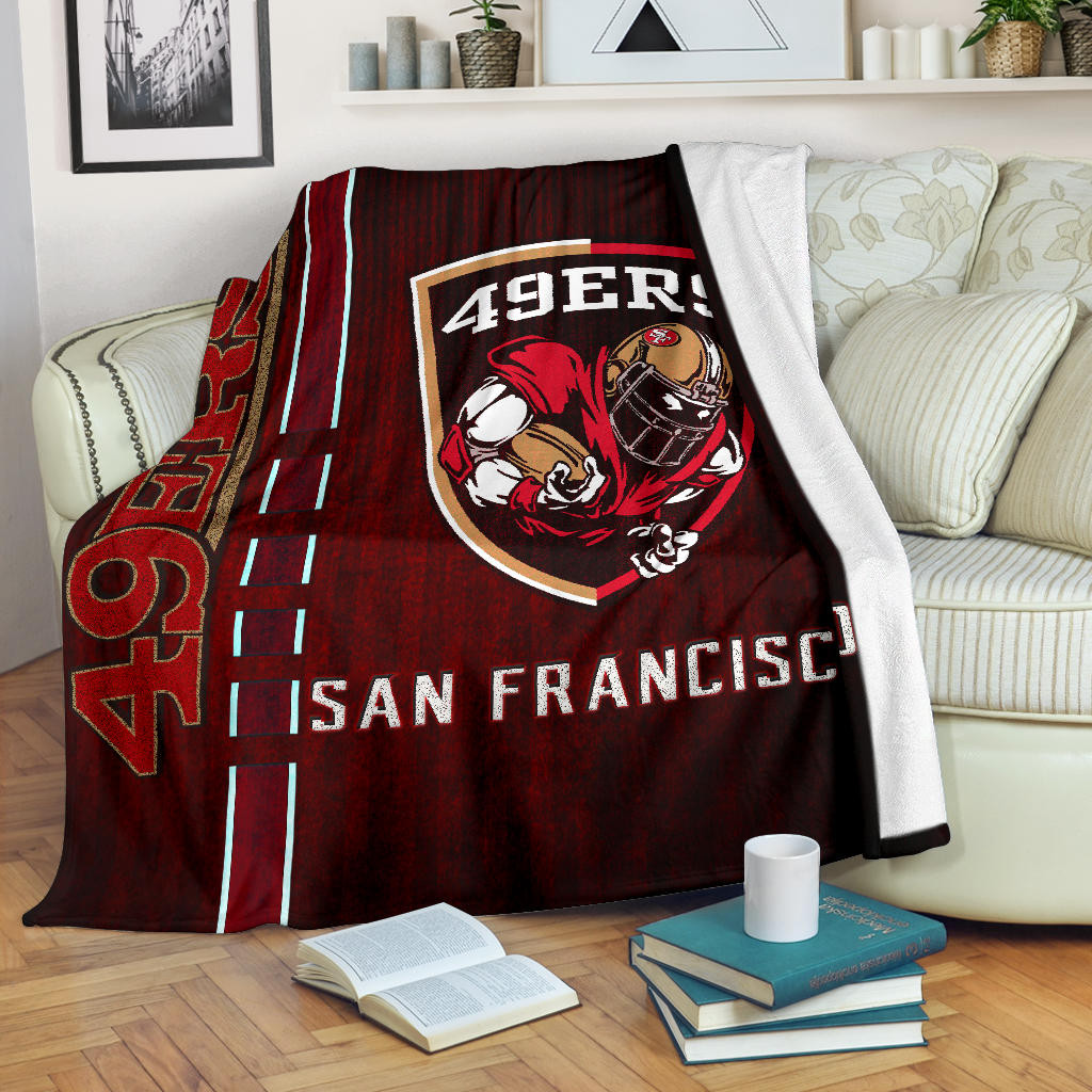 Buy San Francisco American Football 49ers Ers Player On Shield Dark Red ...