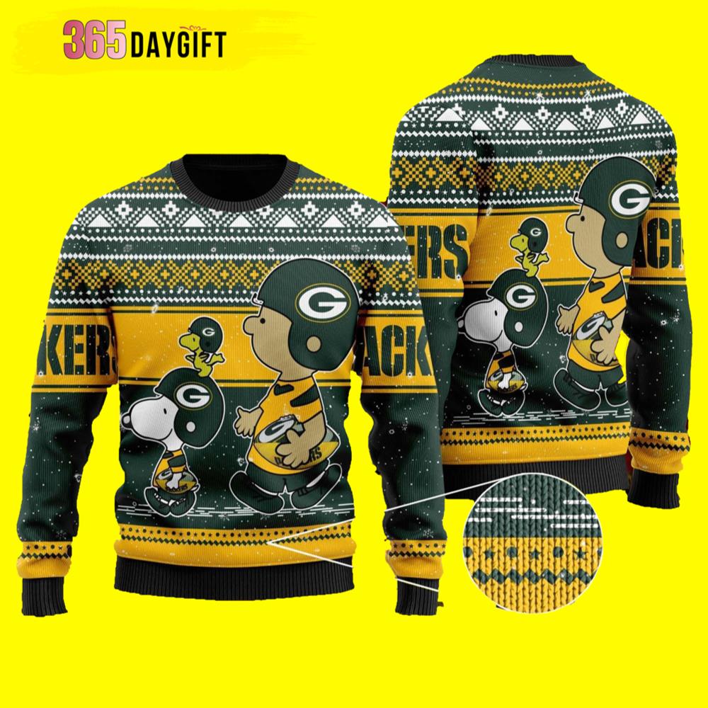 Buy Snoopy Lover Green Bay Packers Ugly Christmas Sweater - Travis ...