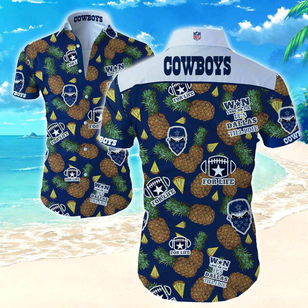 Buy Summer Shirt Nfl Dallas Cowboys Sport Hawaiian Shirt Funny Shirts