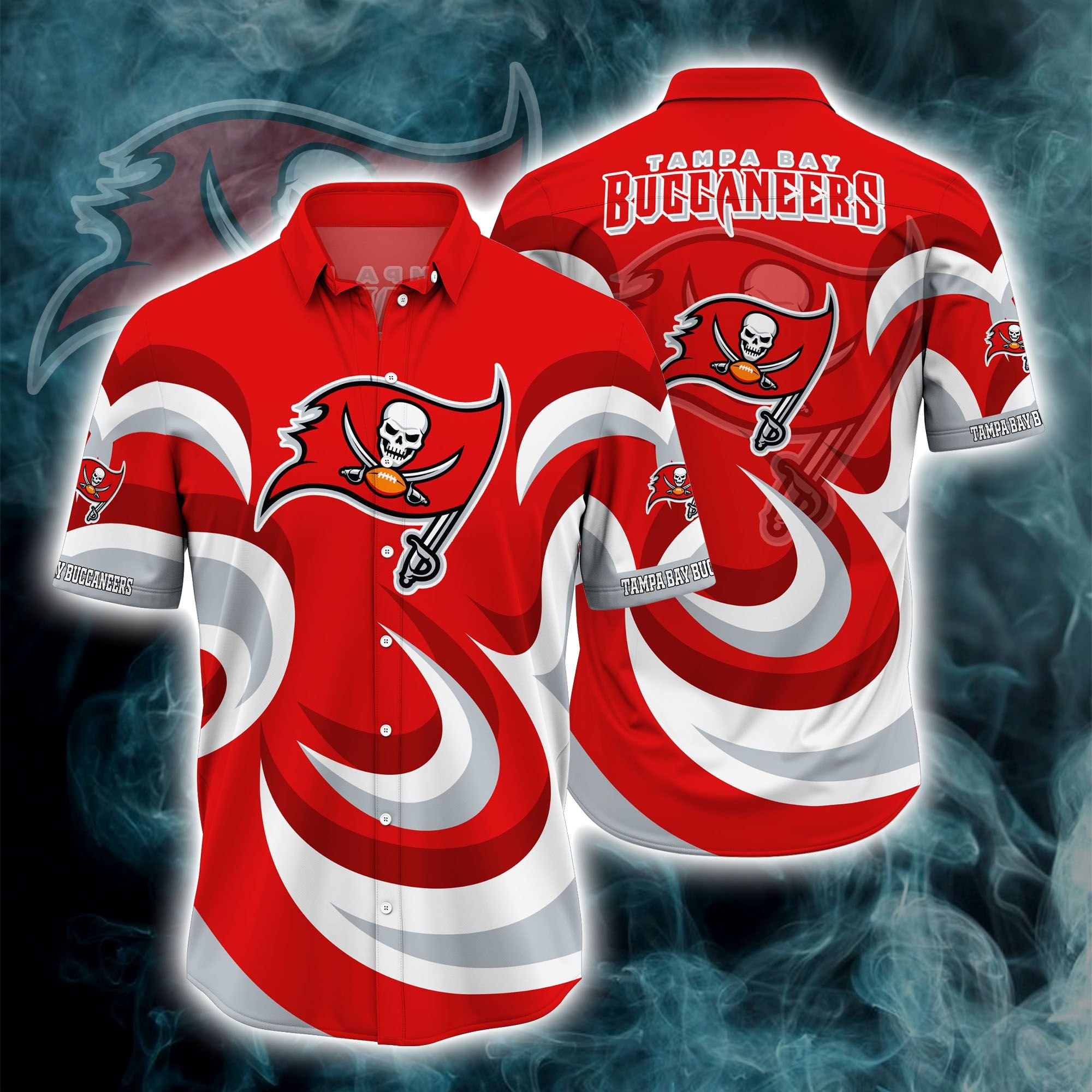 Buy Tampa Bay Buccaneers NFL Hawaiian Hoodie 3D Clothing DT3D133012