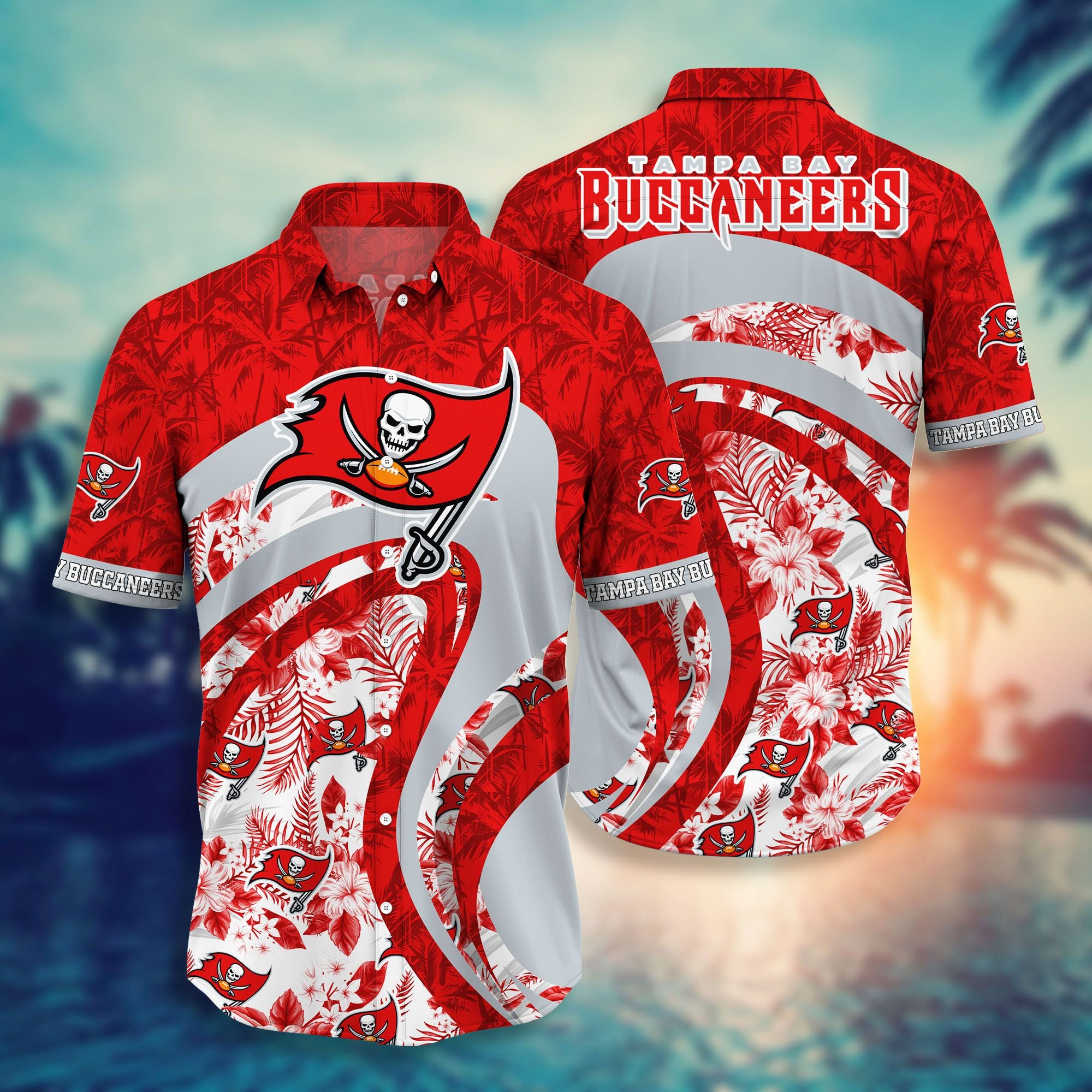 Buy Tampa Bay Buccaneers NFL Hawaiian Shirt and Short