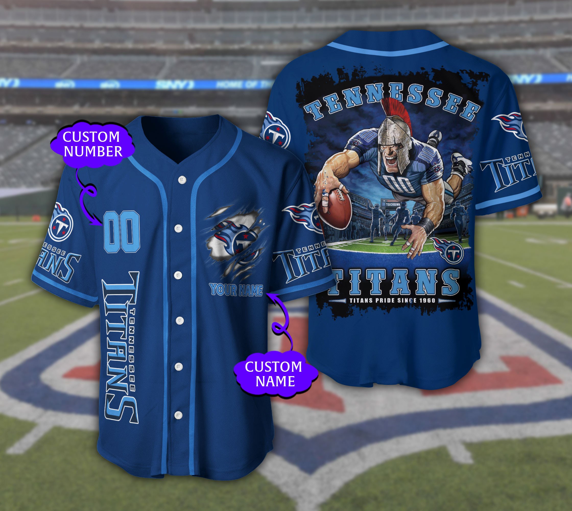 Buy Tennessee Titans 3D NFL Personalized Baseball Jersey DTPHBB1120131 ...