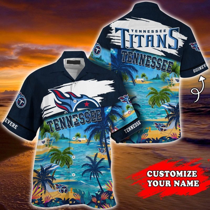 Buy Tennessee Titans NFL Customized Summer Hawaiian Shirt