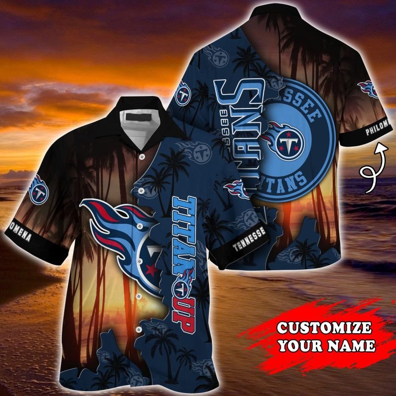 Buy Tennessee Titans NFL Customized Summer Hawaiian Shirt