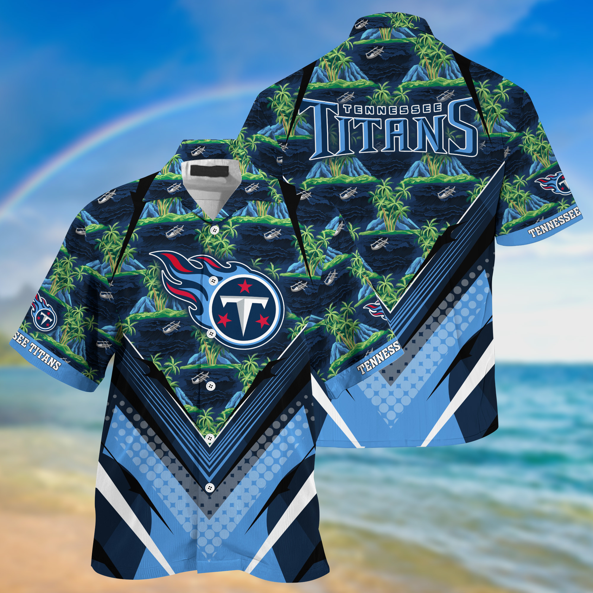 Buy Tennessee Titans NFL Summer Hawaiian Shirt And Shorts