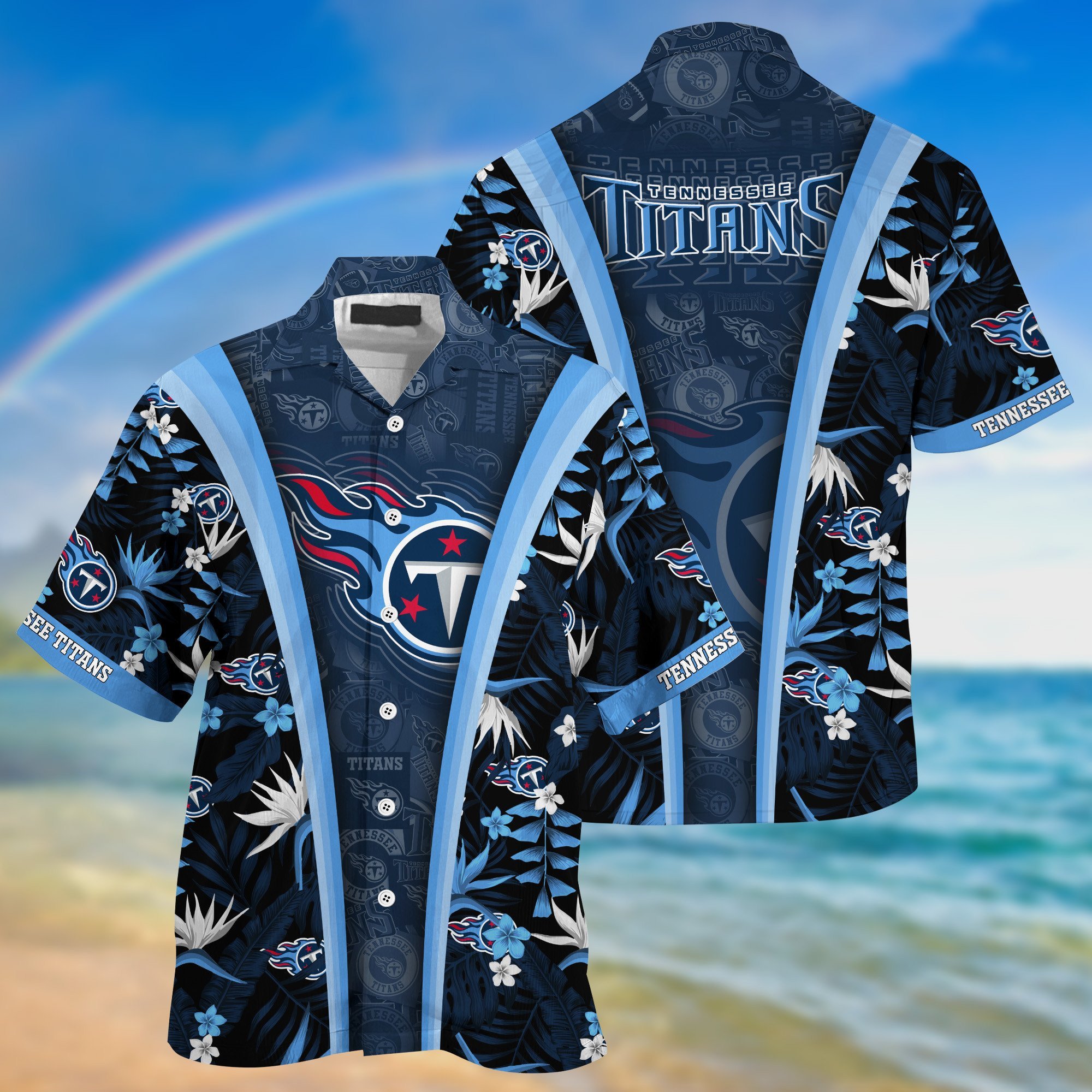 Buy Tennessee Titans NFL Summer Hawaiian Shirt And Shorts