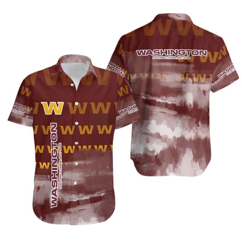 Buy Washington Football Team NFL Gift For Fan Hawaiian Graphic Print Short