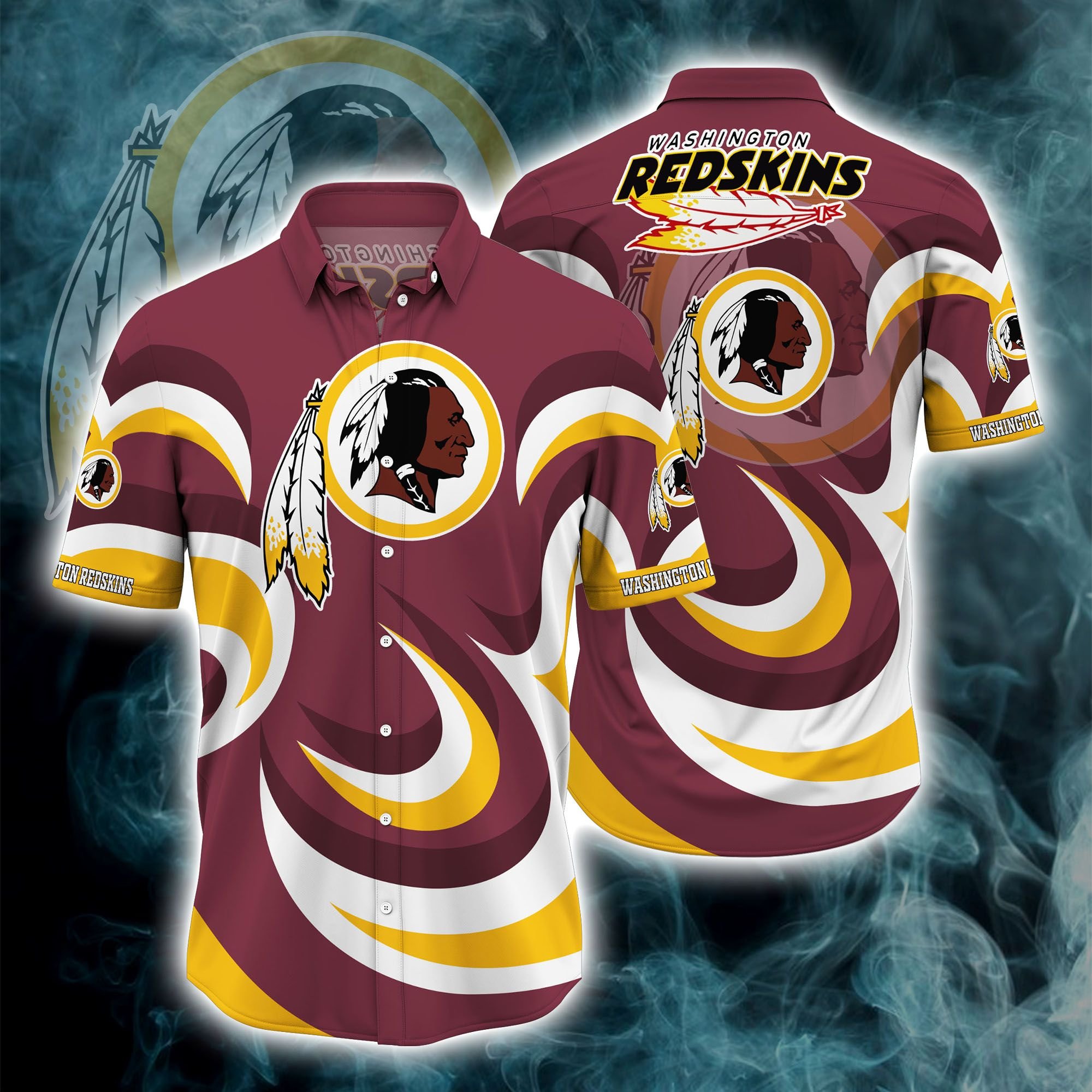 Buy Washington Redskins NFL Hawaiian Hoodie 3D Clothing