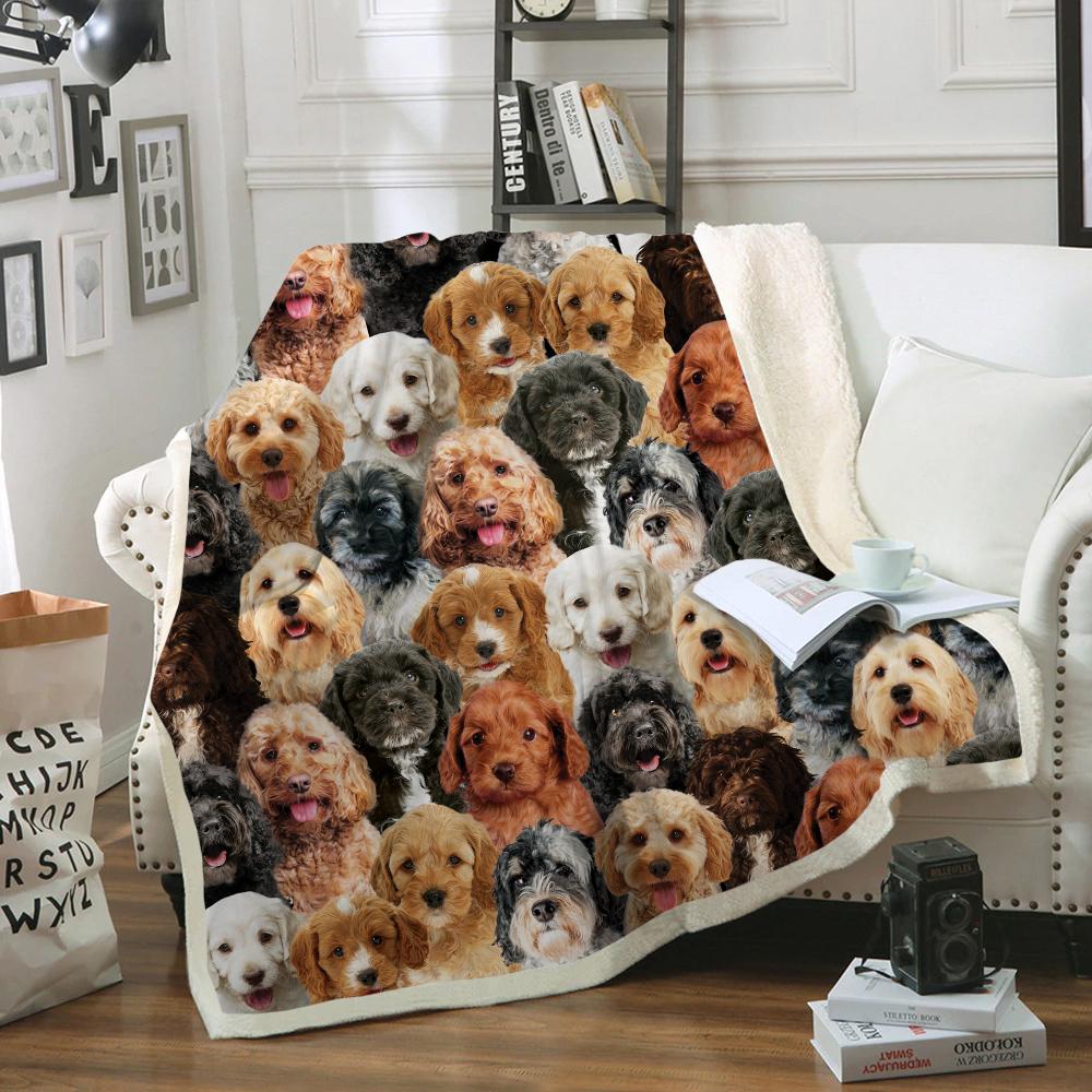 Buy You Will Have A Bunch Of Cockapoos Blanket - HomeFavo
