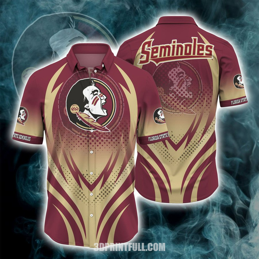 Florida State Seminoles 3D Hawaiian Shirt For mens