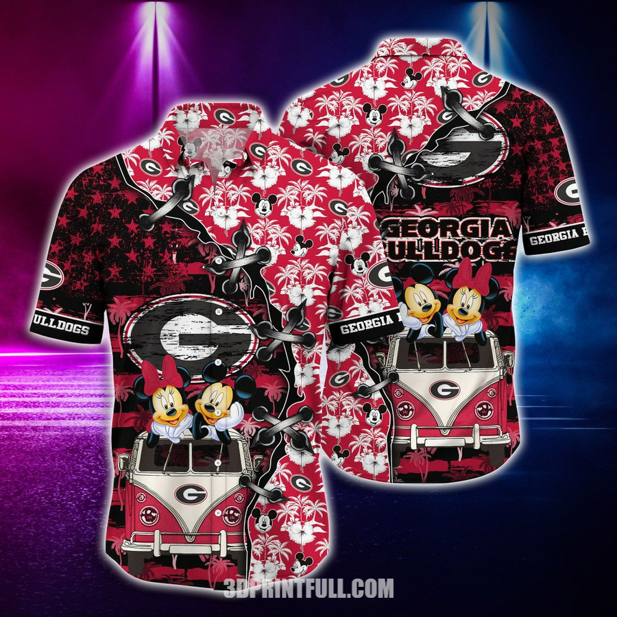 Georgia Bulldogs 3D Hawaiian Shirt Hot trending