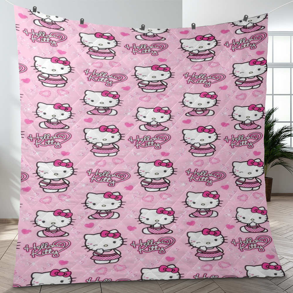 Hello Kitty Lover 2 Fan Gift, Hello Kitty Lover Quilt Blanket - HomeFavo