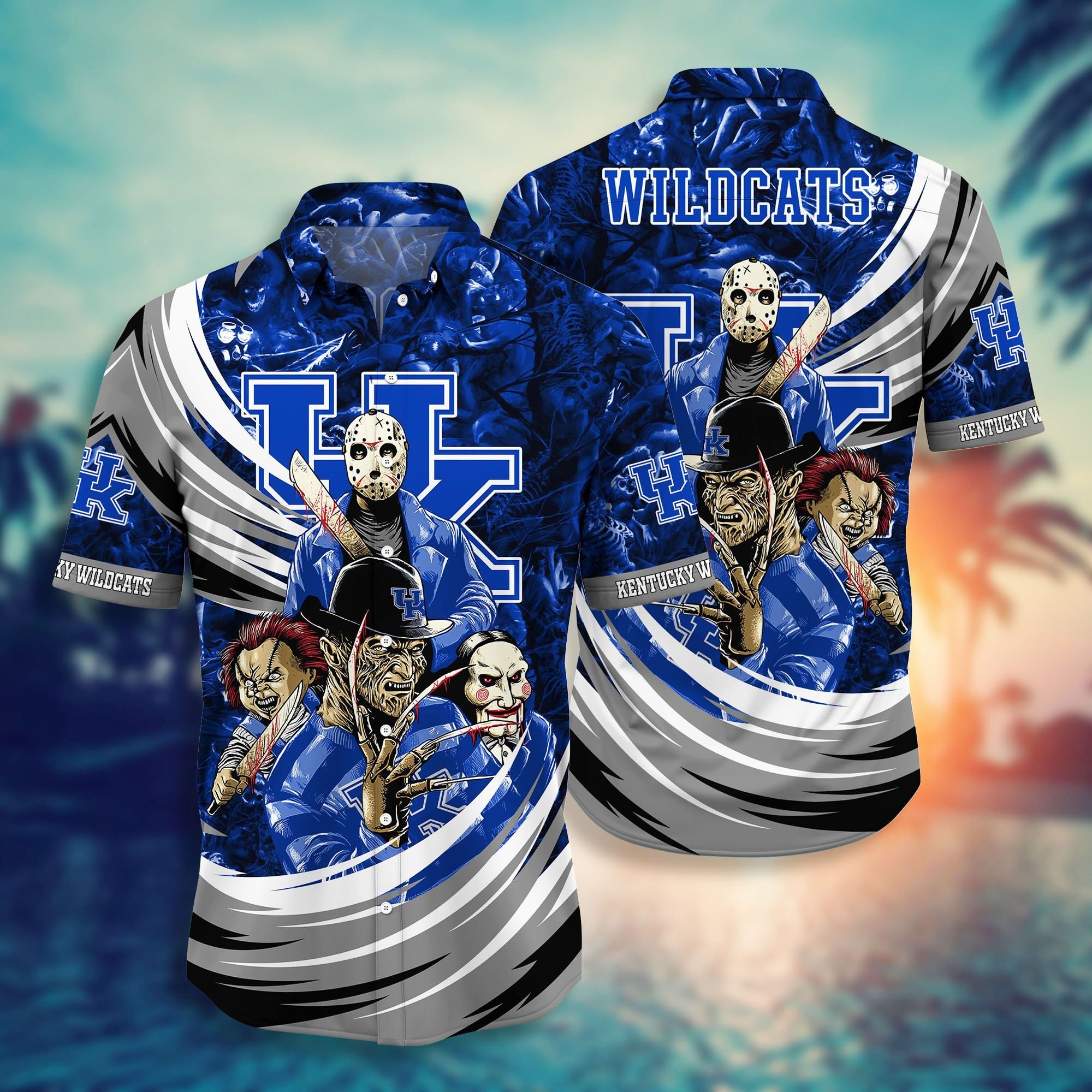 Kentucky Wildcats NCAA Halloween Horror Movies Hawaiian HomeFavo