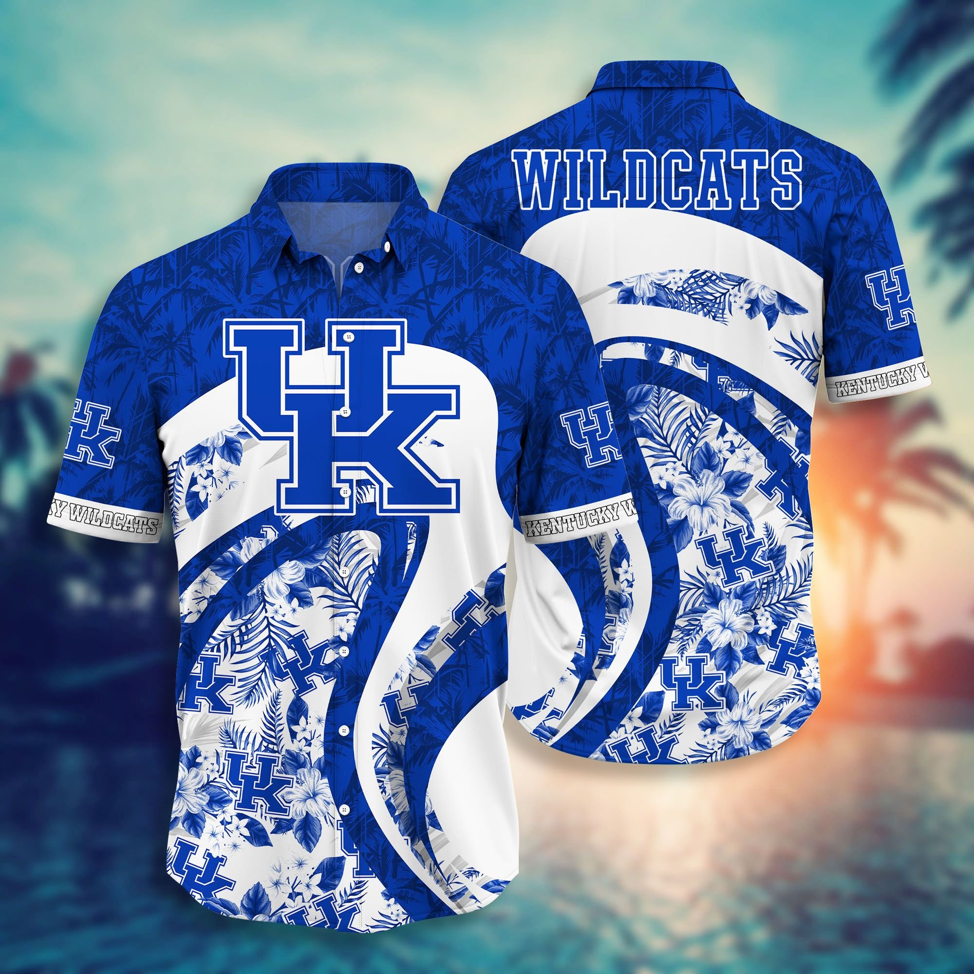 Kentucky Wildcats NCAA Hawaiian Shirt and Short - HomeFavo