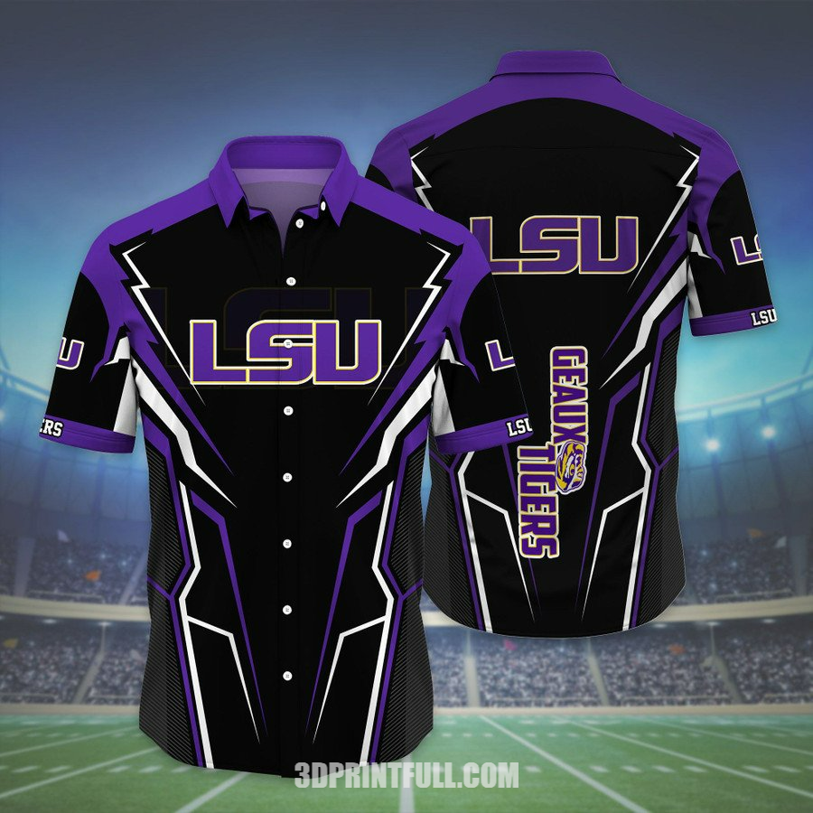 LSU Tigers 3D Hawaiian Shirt Hot trending