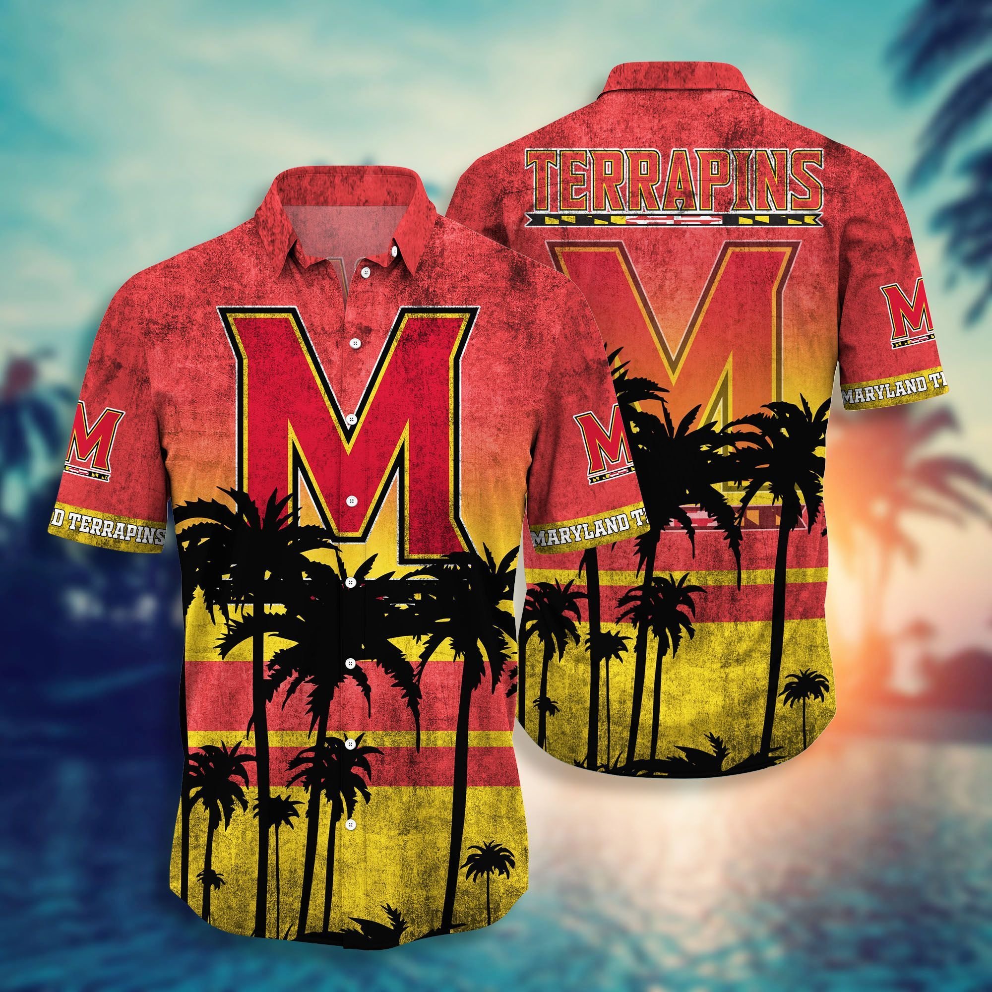 Maryland Terrapins NCAA Hawaiian Shirt Men