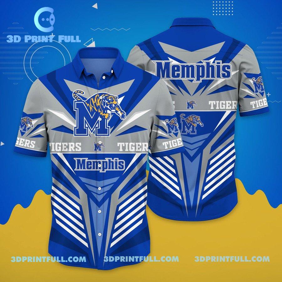 Memphis Tigers Logo Hawaiian shirts For men