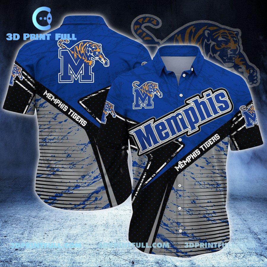 Memphis Tigers Men Hawaiian shirts Tropical