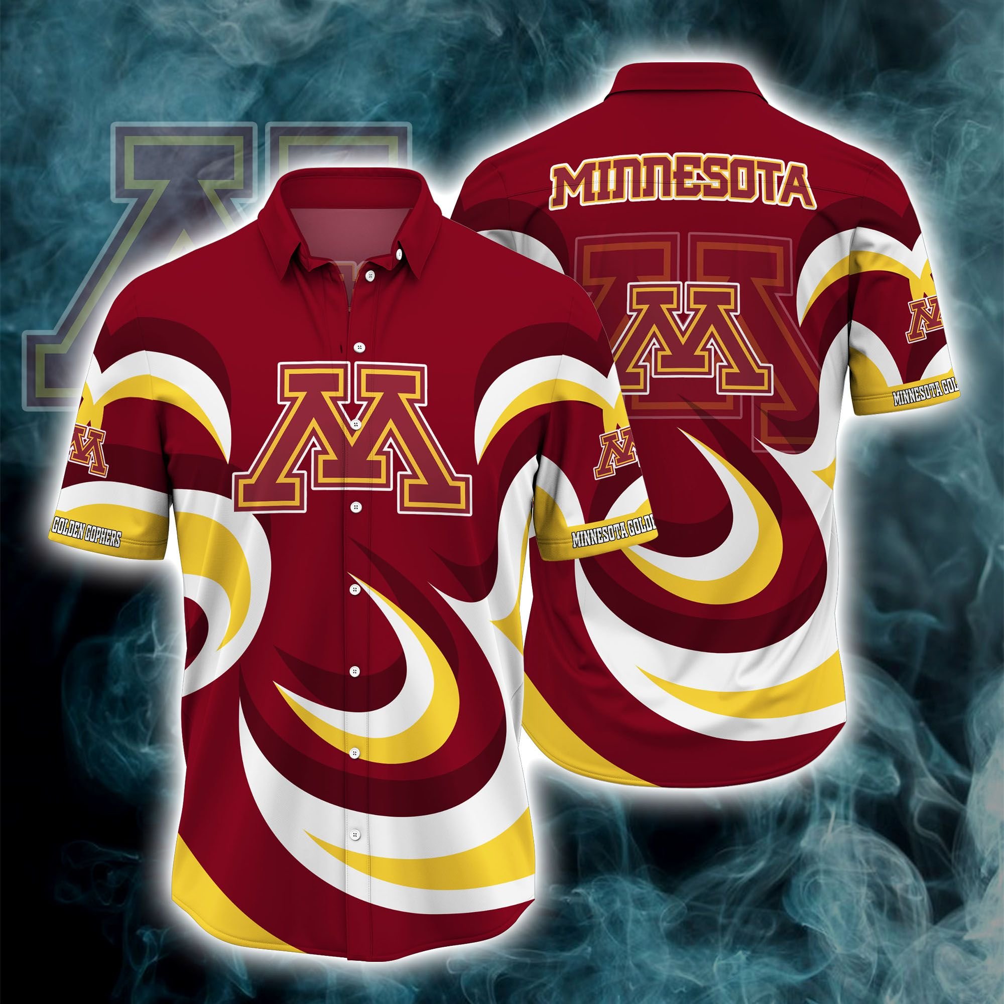 Minnesota Golden Gophers NCAA Hawaiian Hoodie 3D Clothing DT3D133088