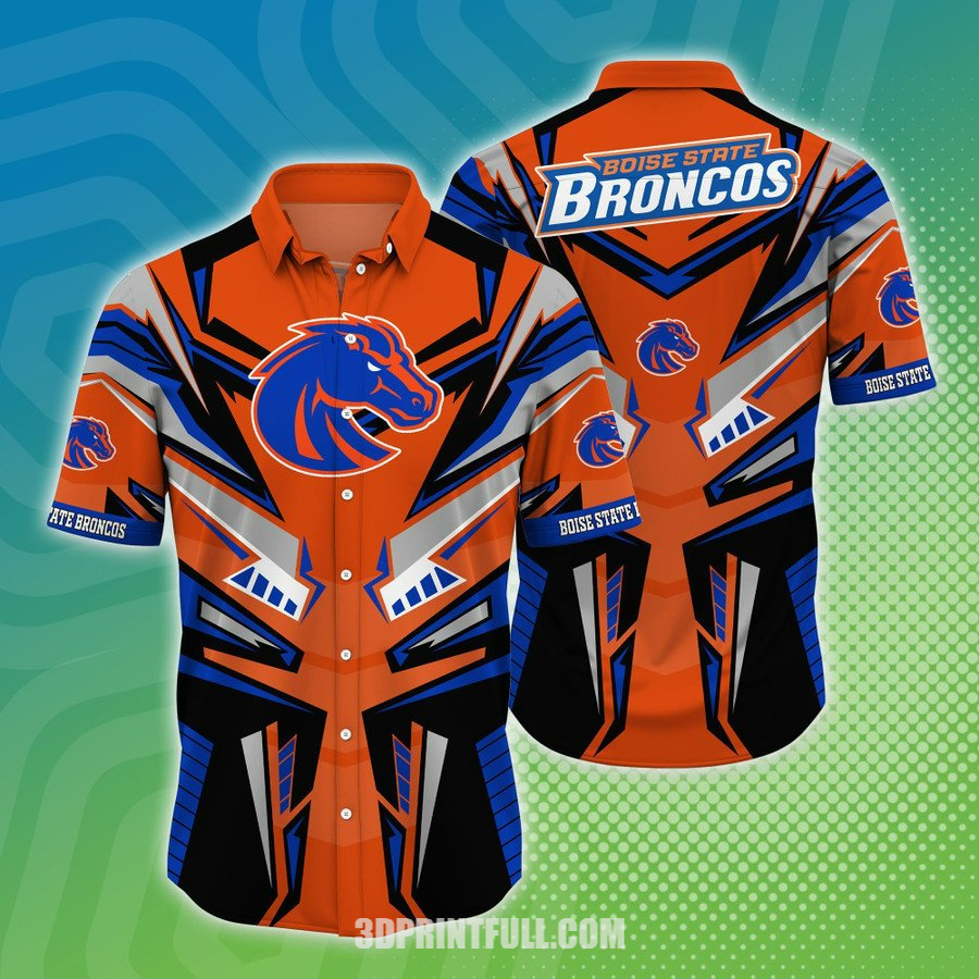 NCAA Boise State Broncos 3D Hawaiian shirt For mens