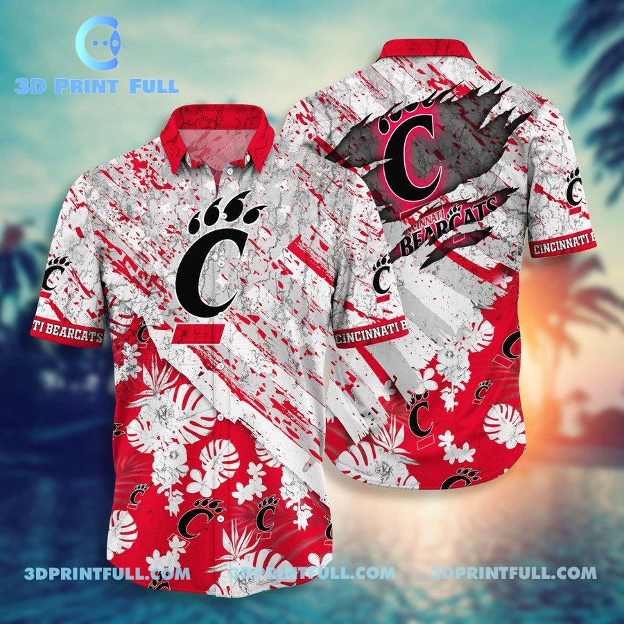 NCAA Cincinnati Bearcats Logo Hawaiian shirt for men