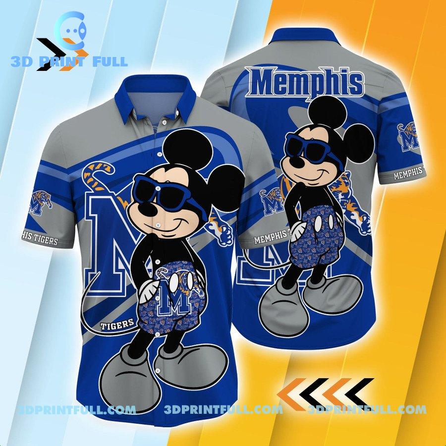 NCAA Memphis Tigers Logo Hawaiian shirts trending Mickey