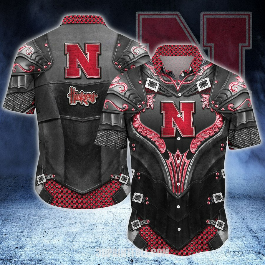 Nebraska Cornhuskers 3D Hawaiian Shirt Beach