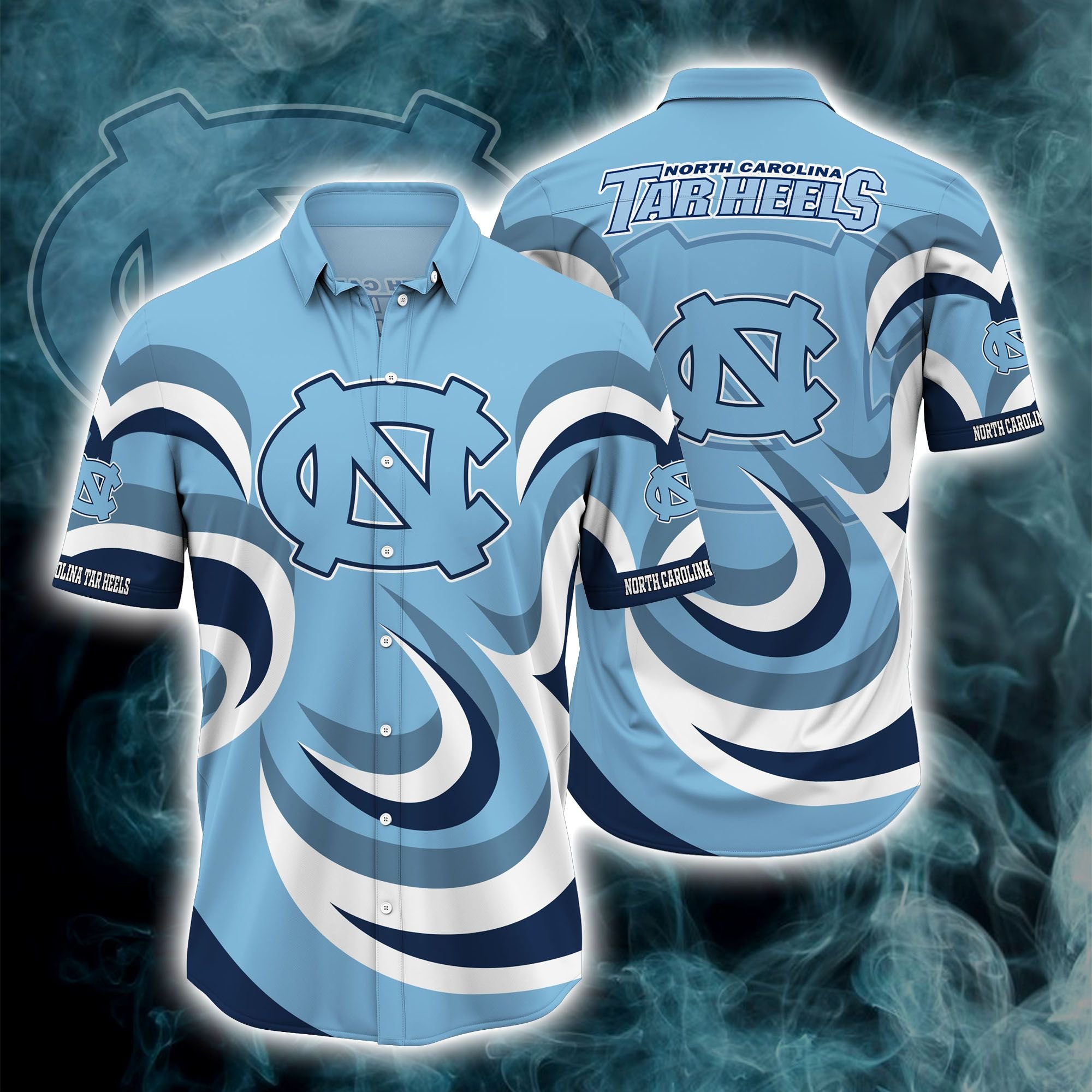 North Carolina Tar Heels NCAA Hawaiian Hoodie 3D Clothing DT3D133058