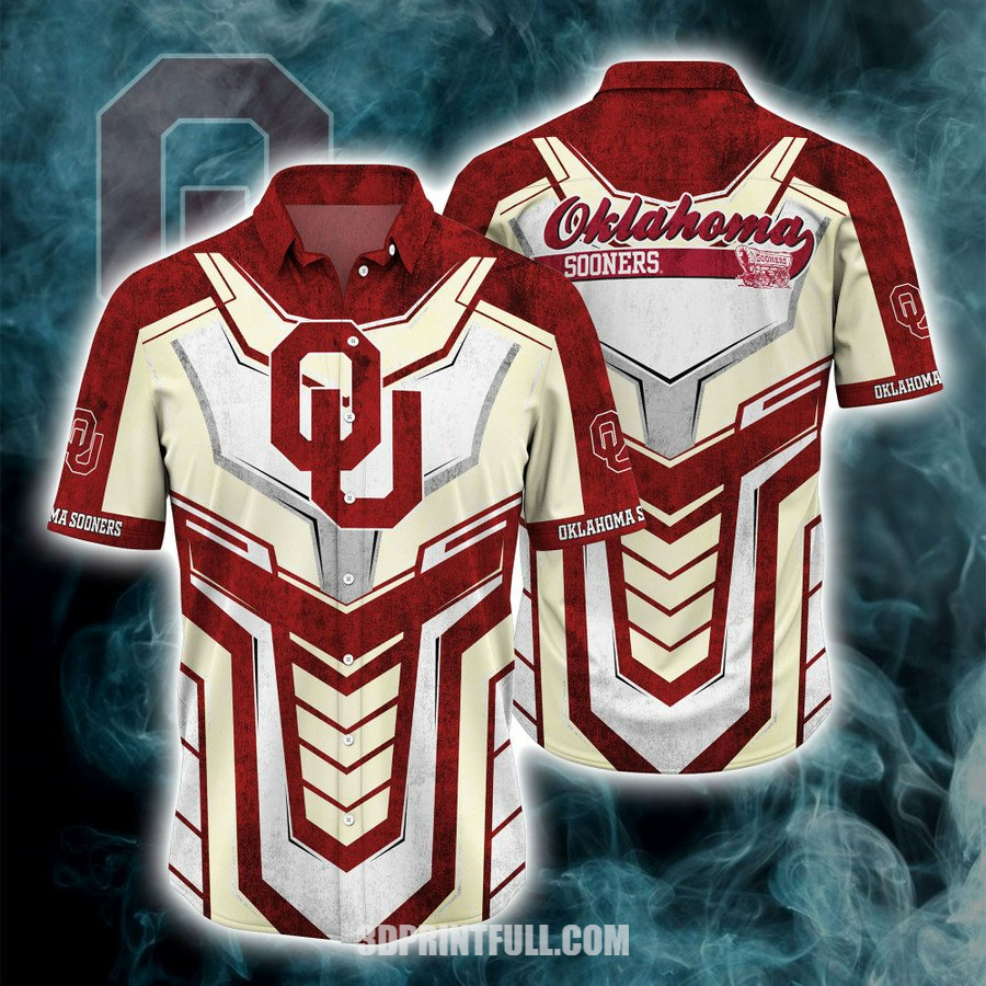 Oklahoma Sooners 3D Hawaiian shirt Summer