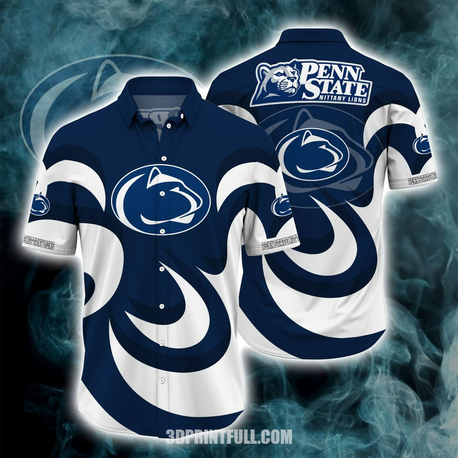 Penn State Nittany Lions 3D Hawaiian Shirt Men