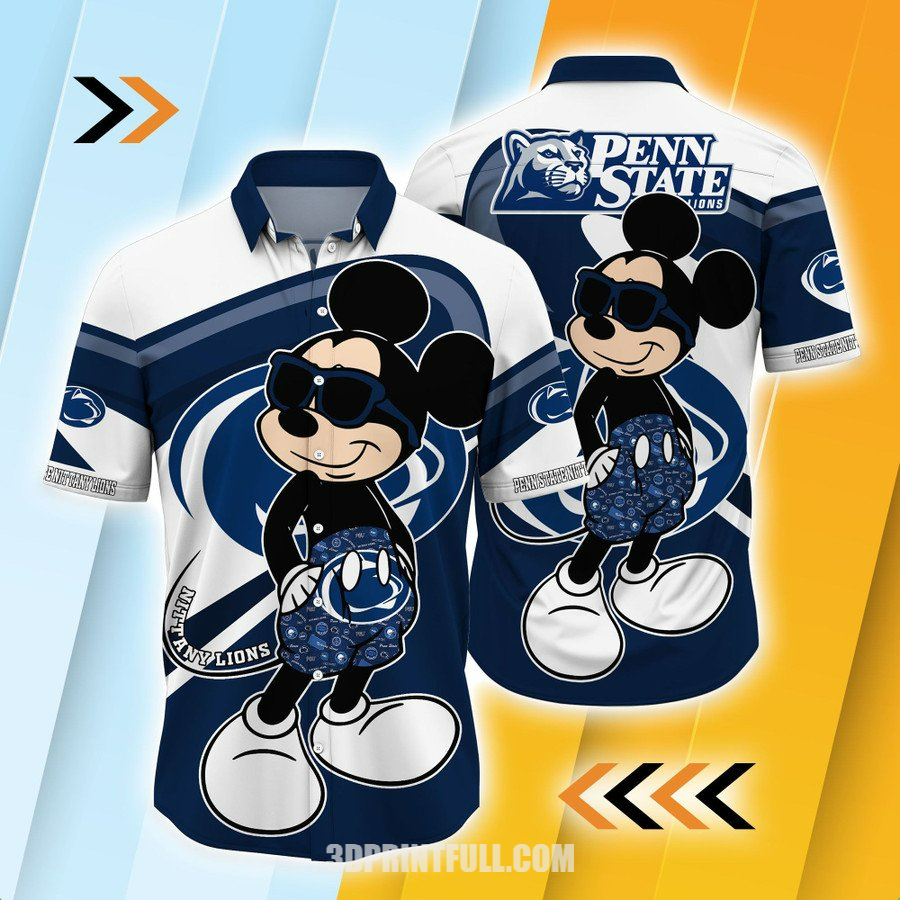 Penn State Nittany Lions 3D Hawaiian Shirt Summer