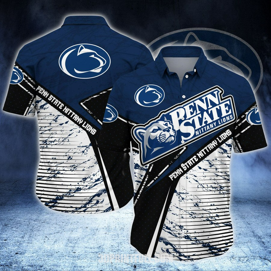 Penn State Nittany Lions 3D Hawaiian Shirt Summer