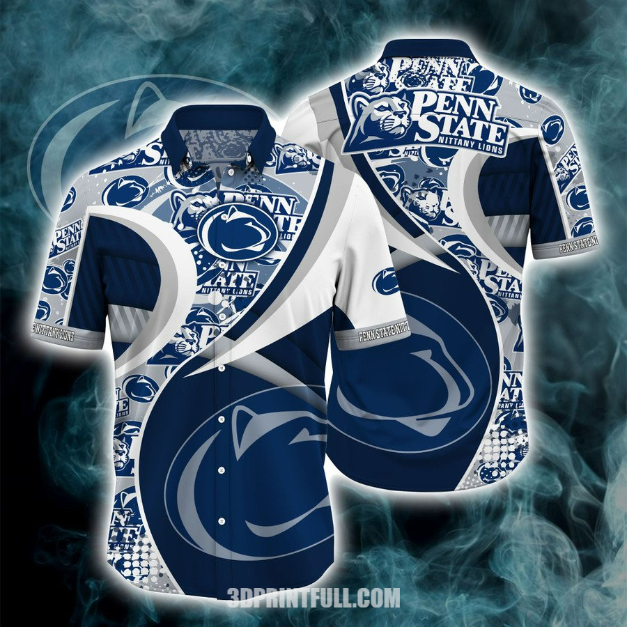 Penn State Nittany Lions Logo Hawaiian Shirt Trending