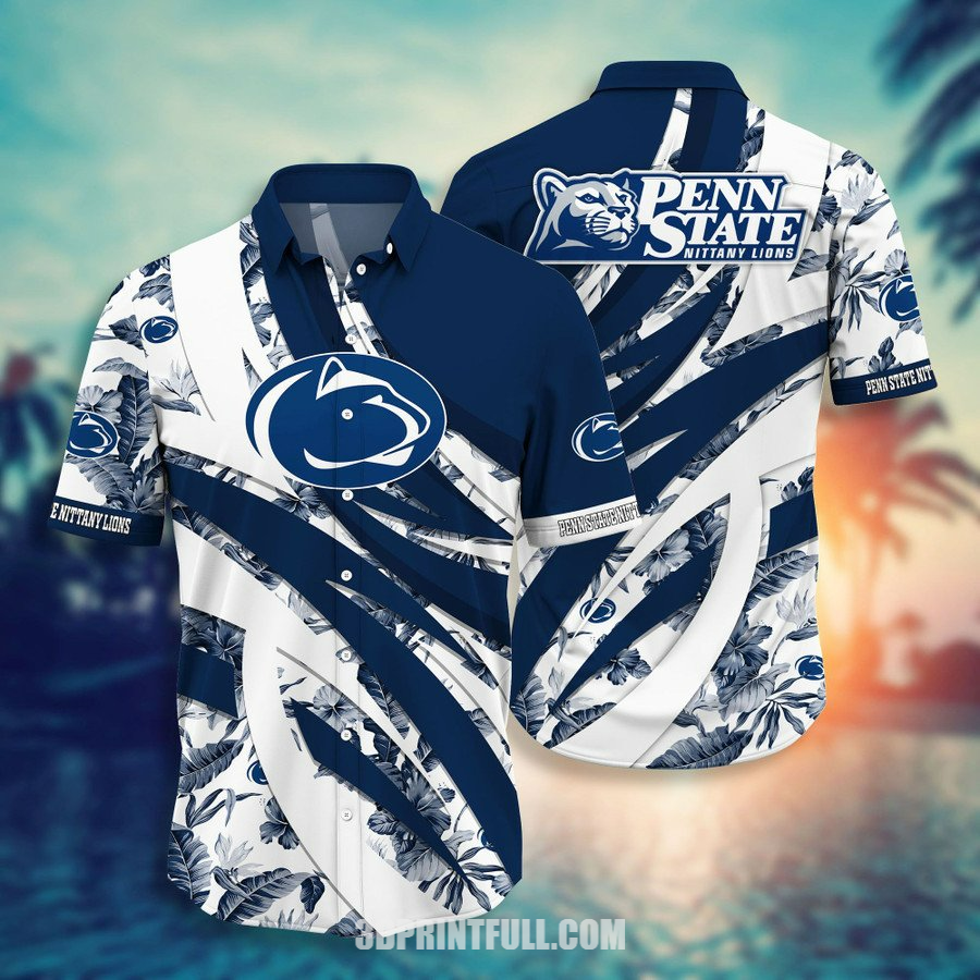 Penn State Nittany Lions Men Hawaiian Shirt Logo For men