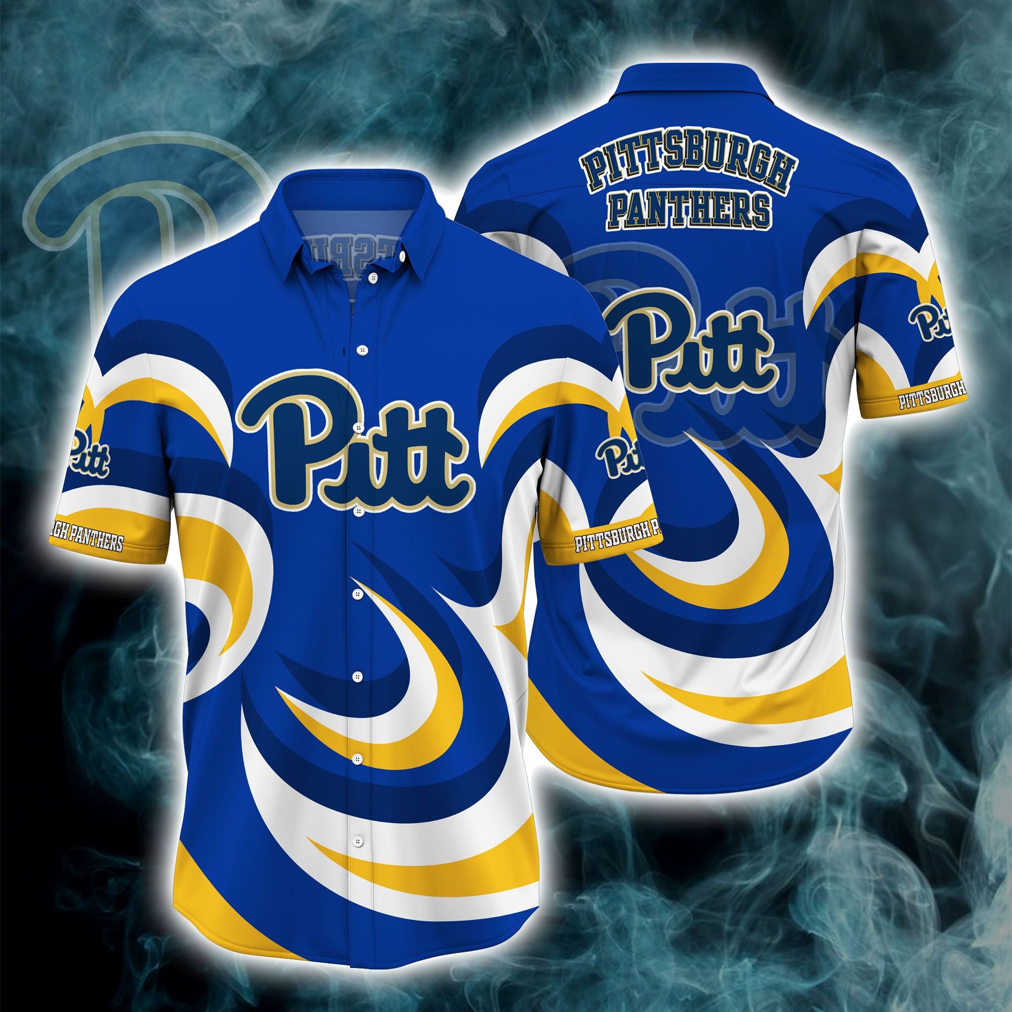 Pittsburgh Panthers NCAA Hawaiian Hoodie 3D Clothing DT3D133039