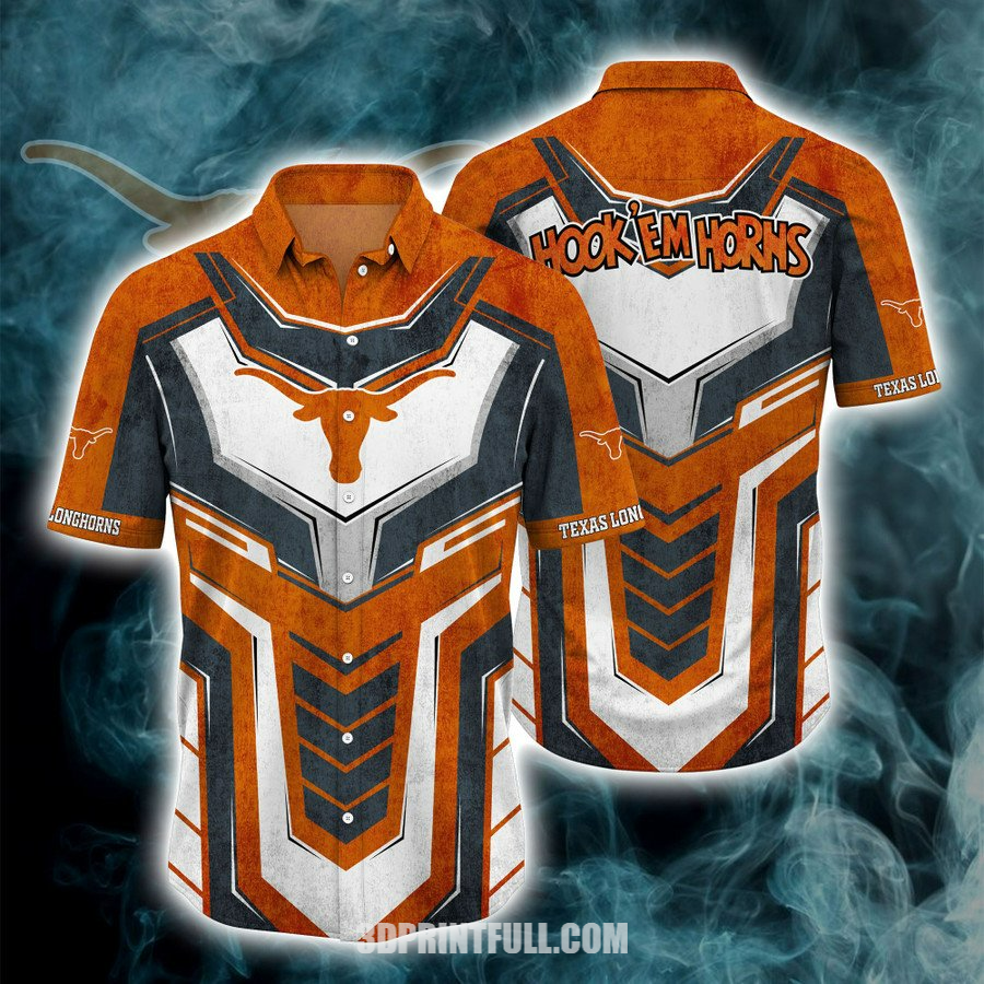 Texas Longhorns 3D Hawaiian Shirt Hot trending