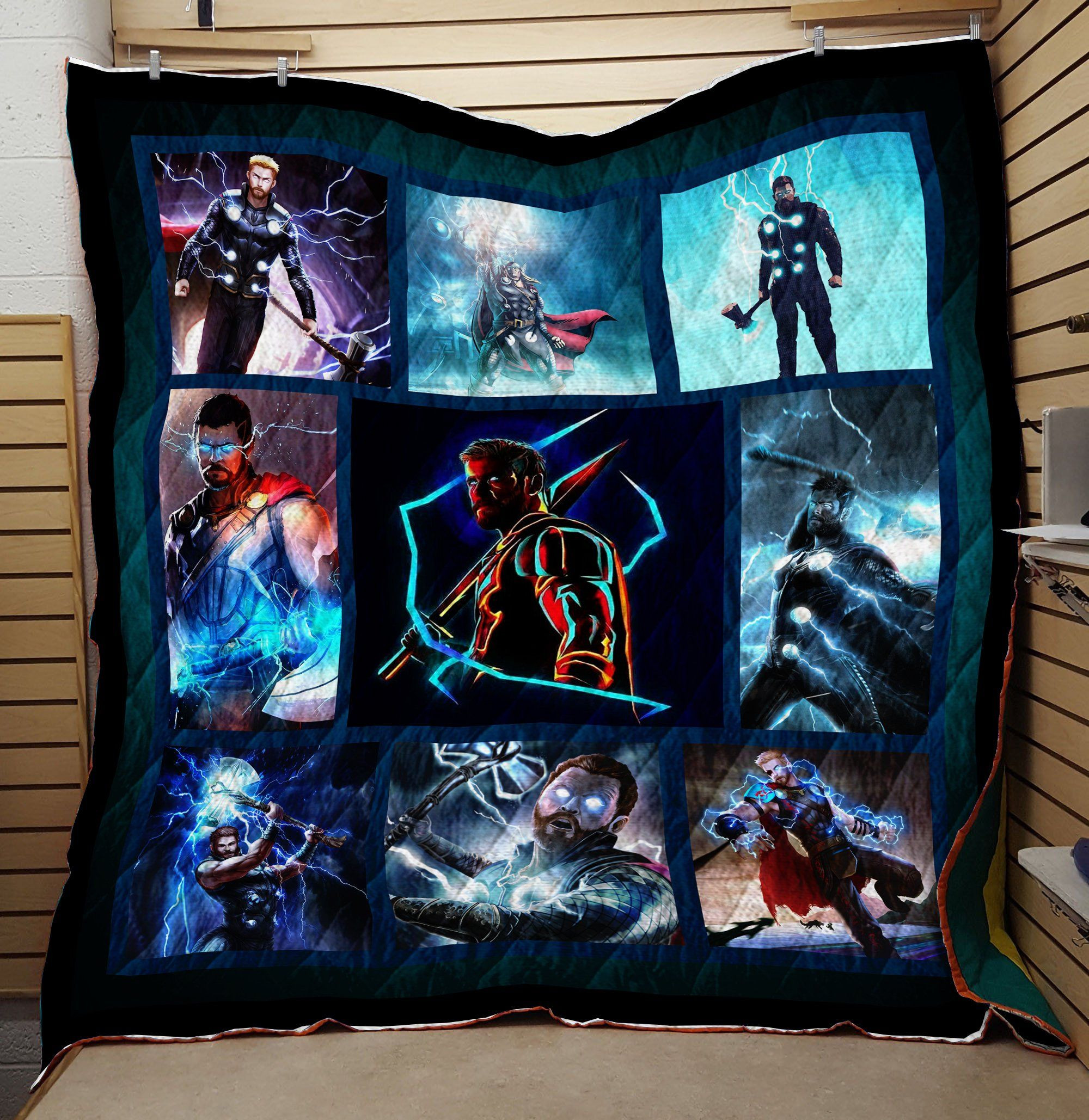 Thor Thor Super Hero Marvel Comics Gift Lover Quilt Blanket HomeFavo