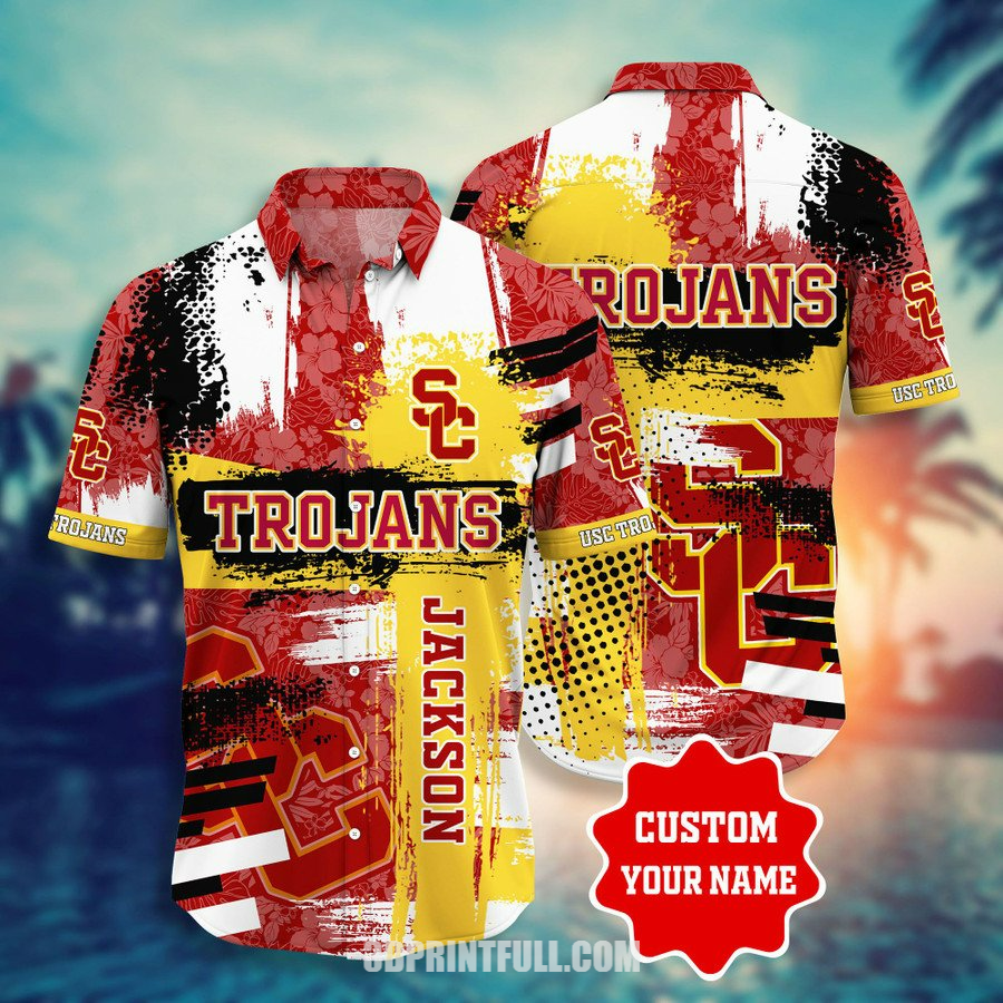 USC Trojans 3D Hawaiian Shirt Hot trending