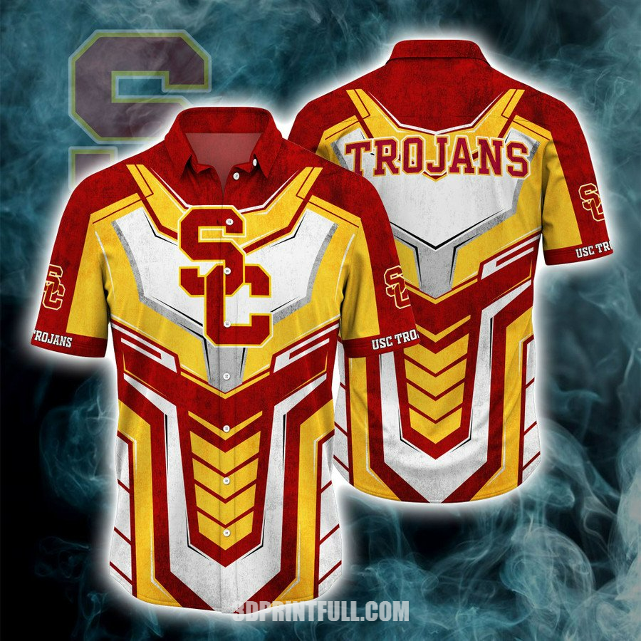 USC Trojans 3D Hawaiian Shirt Summer