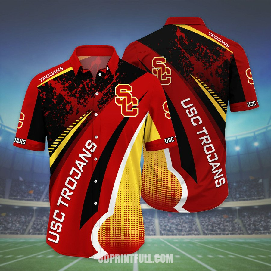 USC Trojans 3D Hawaiian Shirt Trending