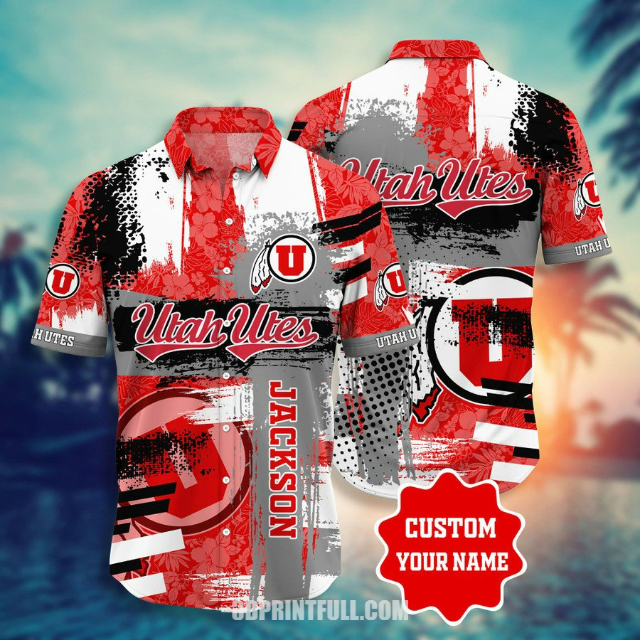 Utah Utes 3D Hawaiian Shirt Trending