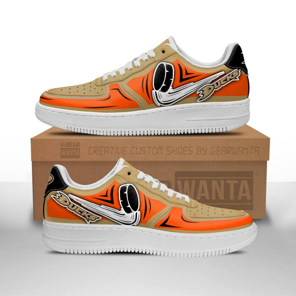 Buy Anaheim Ducks Air Shoes Custom NAF Sneakers For Fans - HomeFavo