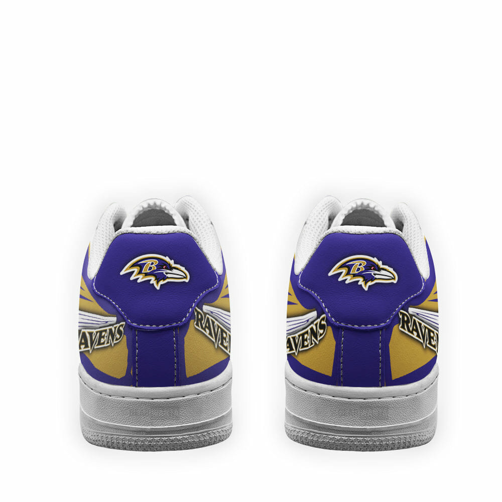 Buy Baltimore Ravens Air Shoes Custom NAF Sneakers For Fans - HomeFavo
