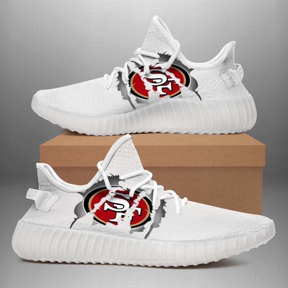 Buy San Francisco 49ers Yeezy Shoes Sneakers, Custom Yeezy Boost ...