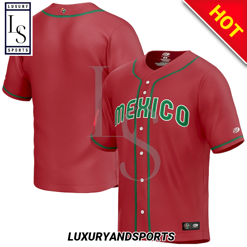 Mexico Baseball Jersey HomeFavo