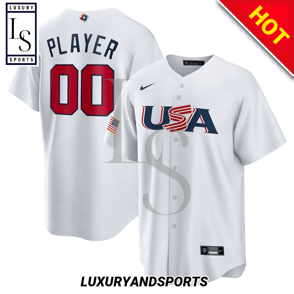 USA Personalized Baseball Jersey HomeFavo