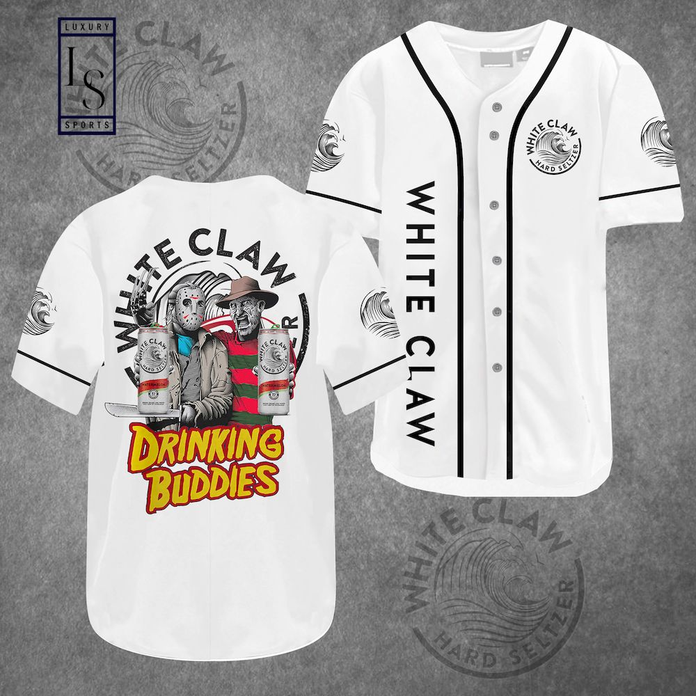 White Claw Halloween Drink Baseball Jersey - HomeFavo