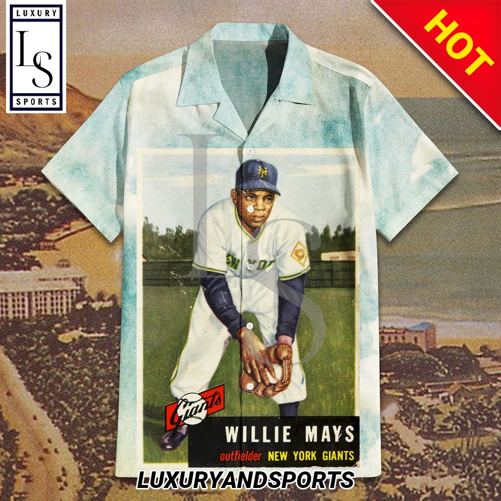 1953 Willie Mays Hawaiian Shirt